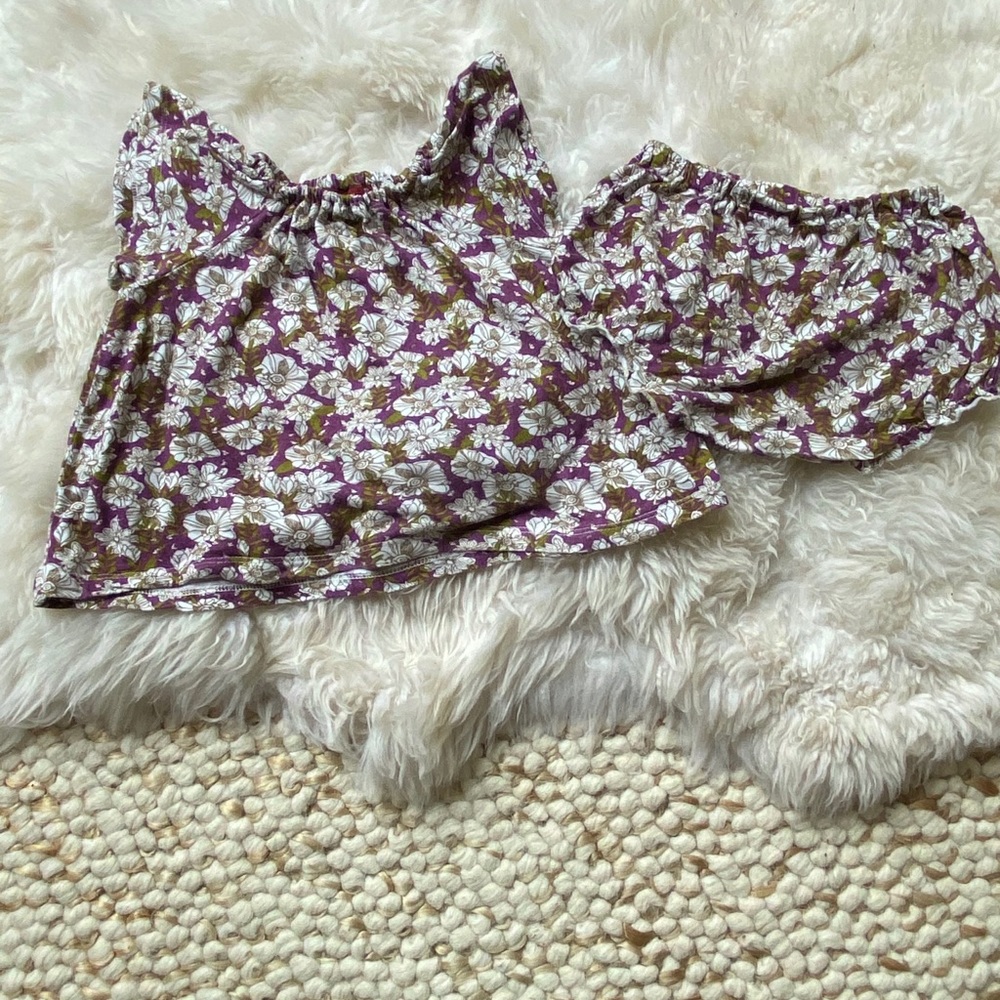 •MILKBARN• Floral Tunic w/matching bloomers.